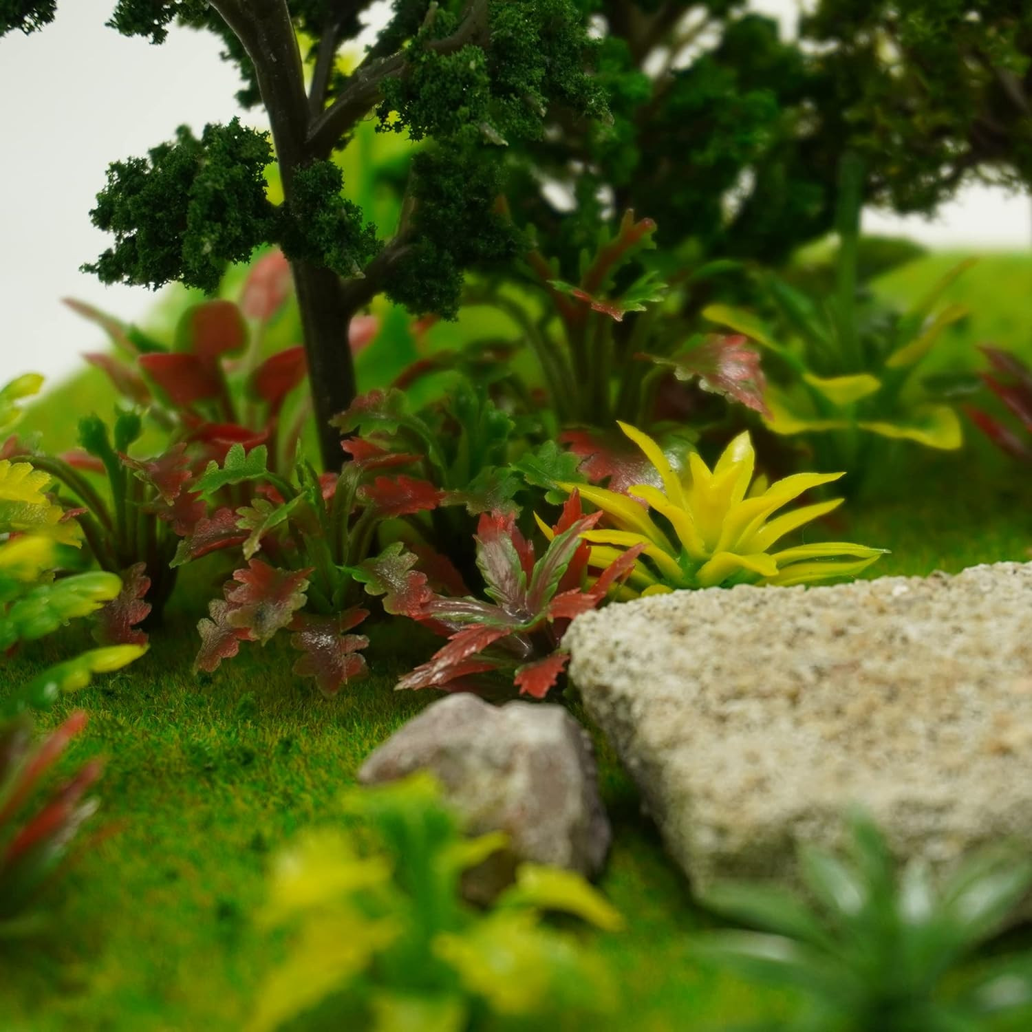 88Pcs Model Trees Mixed Miniature Plants Model Train Scenery Architecture Trees
