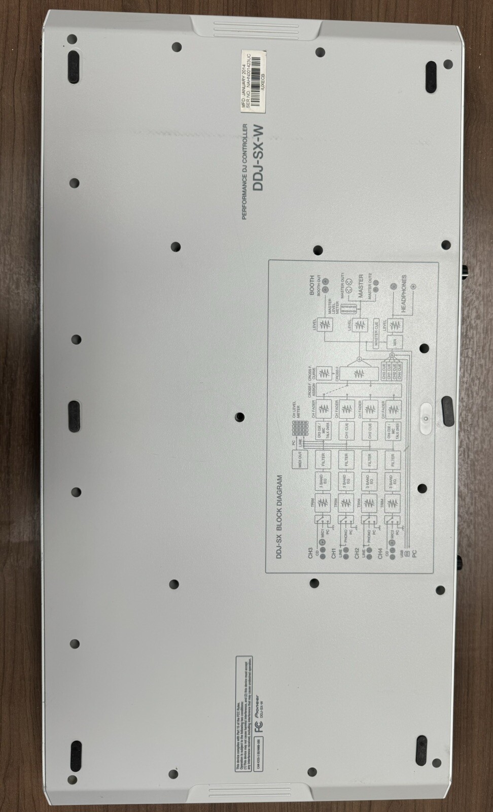 Pioneer DJ DDJ-SX 4-Channel DJ Controller PERFORMANCE MODEL-White