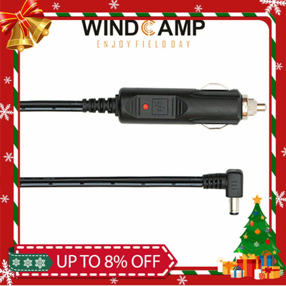 WINDCAMP Right Angle DC Power Cable Lead for ICOM IC-705 Car Power Cable