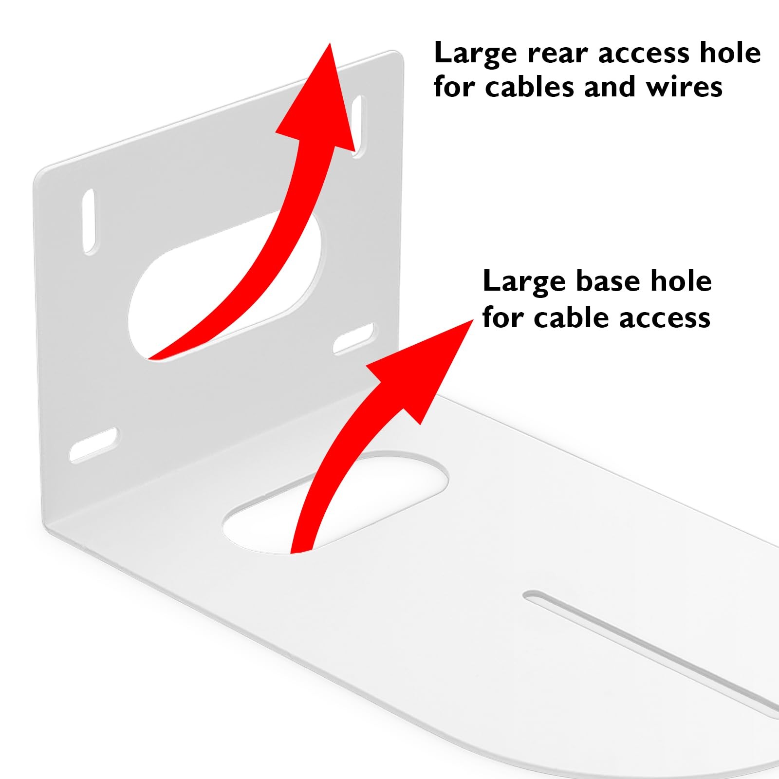 PTZ Camera Bracket White Universal PTZ Camera Mount Bracket Compatible with f...
