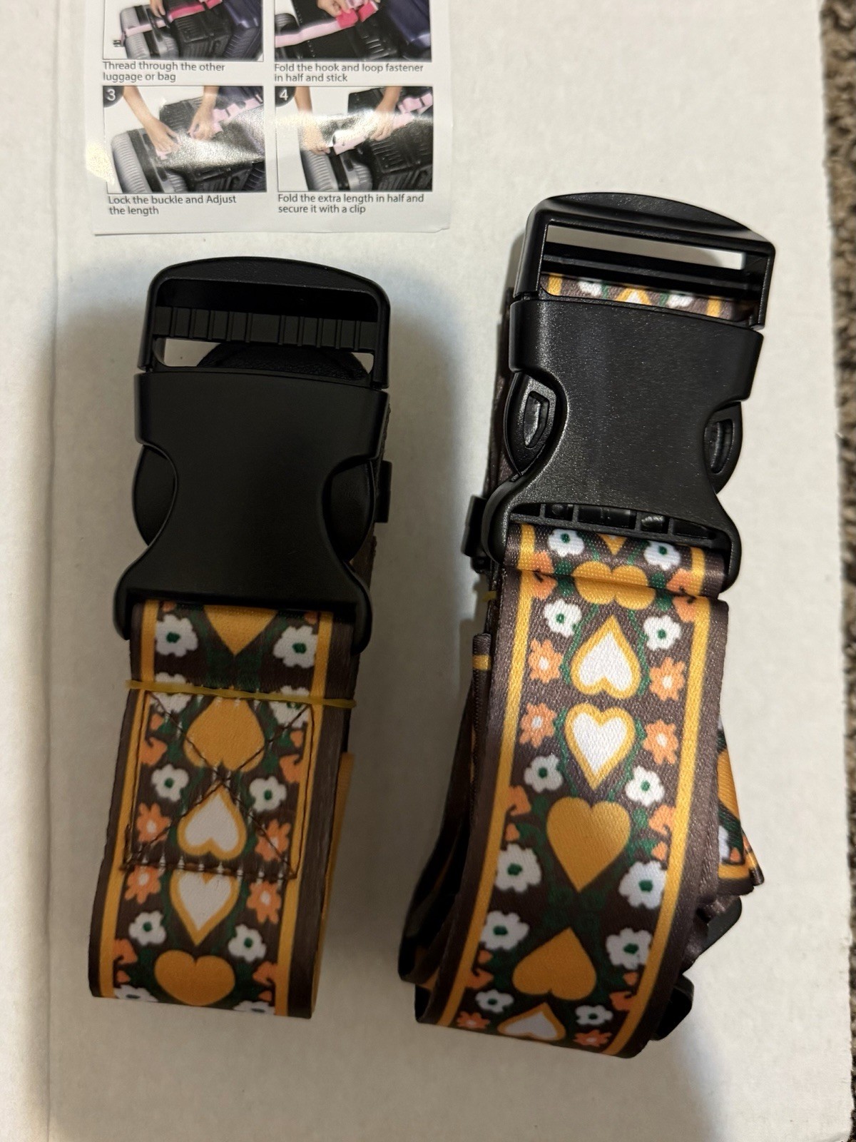 Luggage Straps Retro T-type Belt