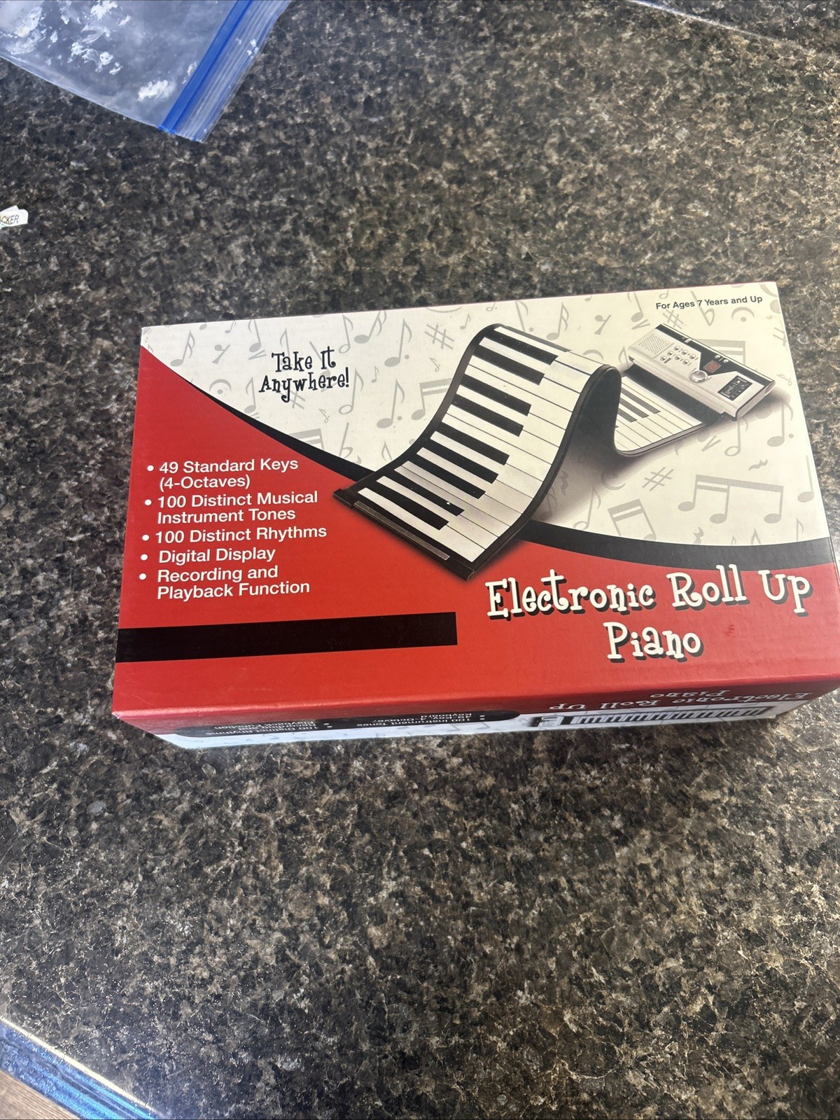 ELECTRONIC ROLL UP PIANO 49 KEYS RECORDING PLAYBACK FUNCTION