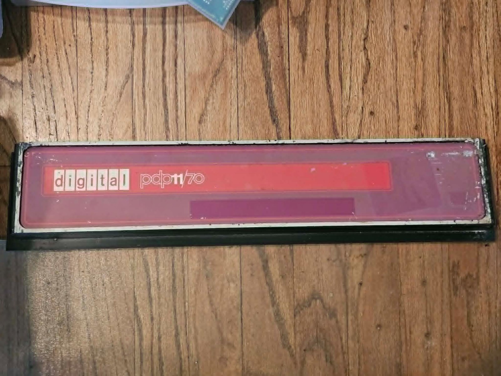 Rare Retro Vintage Genuine PDP 11/70 Cabinet Logo Panel - Not a reproduction