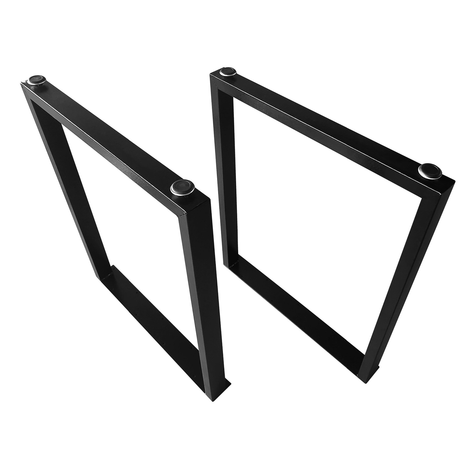 With Adjustable Protector Feet 28 Inch Height x 24 Inch Wide Metal Table Legs