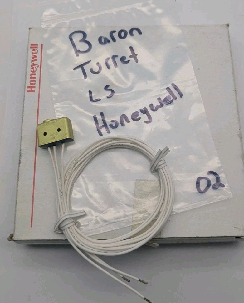 Honeywell 91929 Micro Switch 1SE1-3 - Baron Lathe Turret Clamp/Unclamp LS NOS