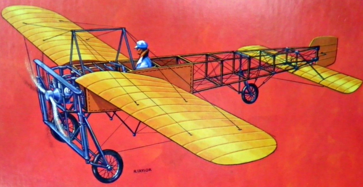 BLERIOT PLAN + CONSTRUCTION ARTICLE to Build 28" Span UC Scale Model Airplane