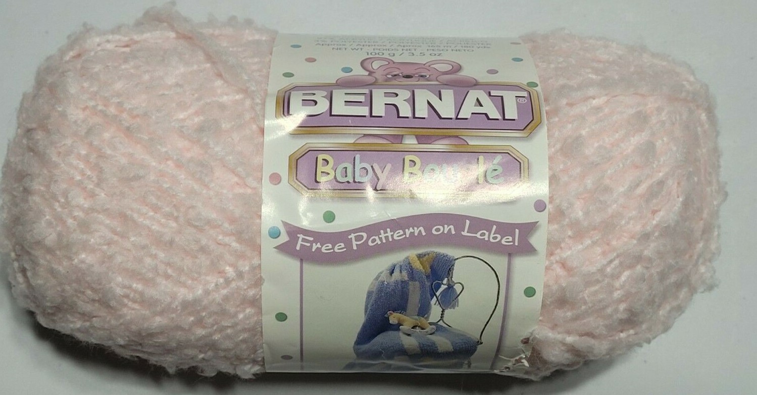 Bernat 5 Bulky (Dust of Pink) 5mm 180 Yards, Yarn Skein