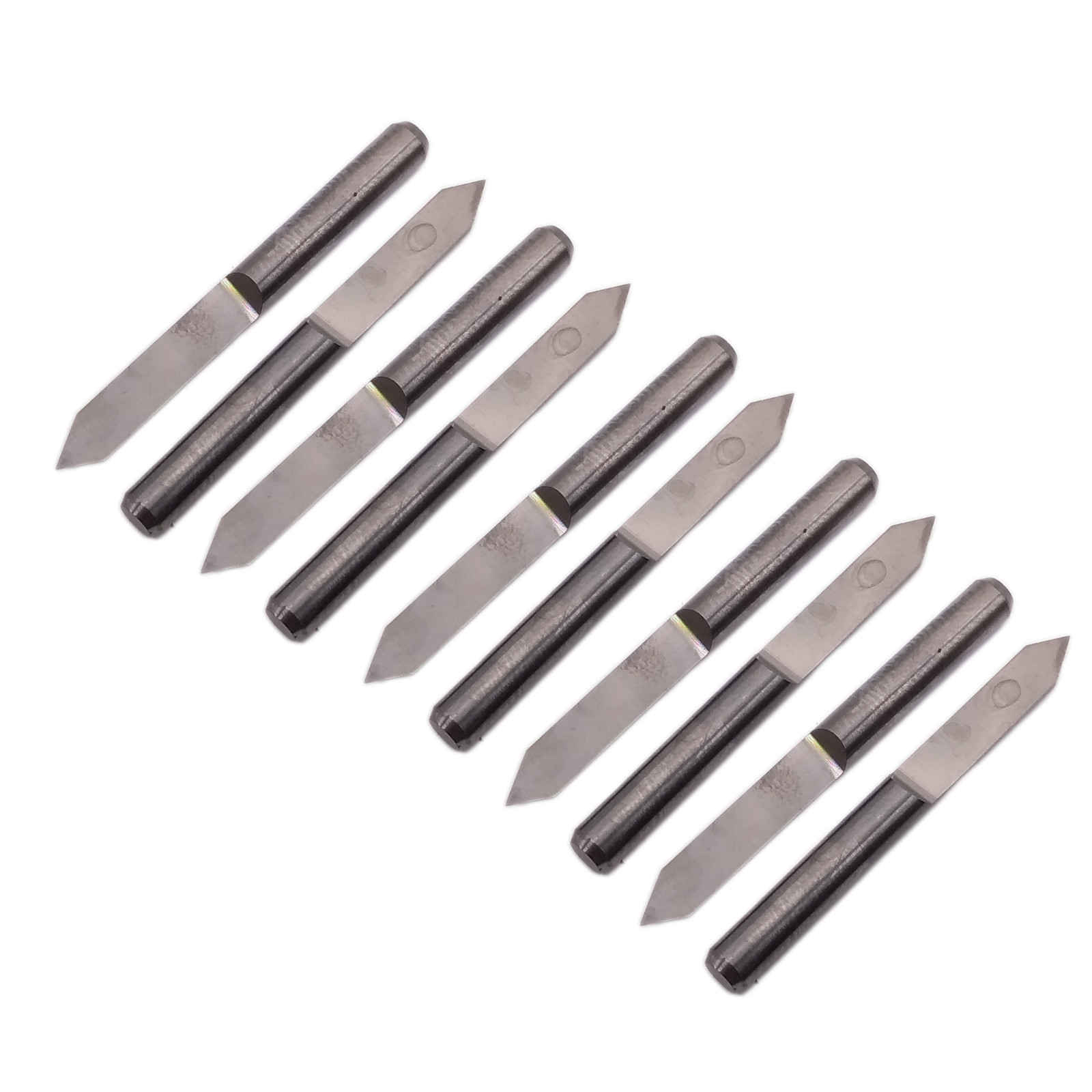 10pcs Carbide PCB Engraving Bits CNC Router Tool 60 degrees 0.1mm