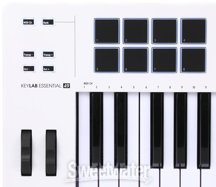 Arturia KeyLab Essential mk3 49-key Keyboard Controller - White