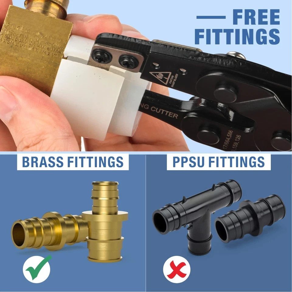 iCrimp PEX Expansion Rings Removal Tool for 1/2,5/8,3/4 &1 in. F1960 expand s...
