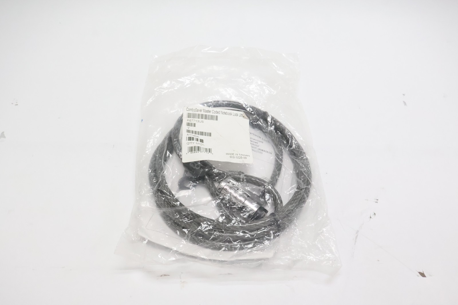 Kensington K67713US ComboSaver Master Coded Notebook Laptop Lock Ultra NEW