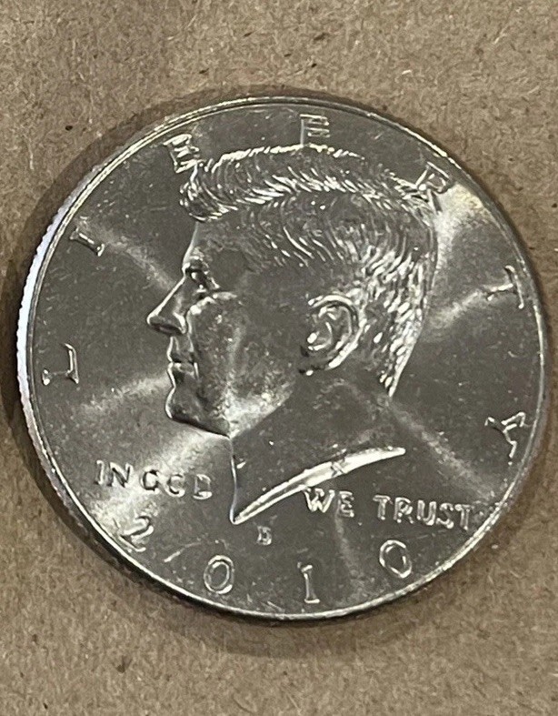 2010 D Kennedy Half Dollars-Nice Rim-Free Shipping