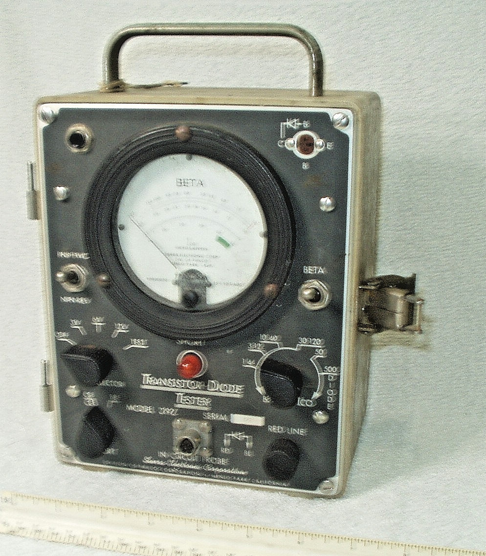 Vtg. *Sierra Electronic Co.* Transistor Diode Tester Model 219Z (Untested)