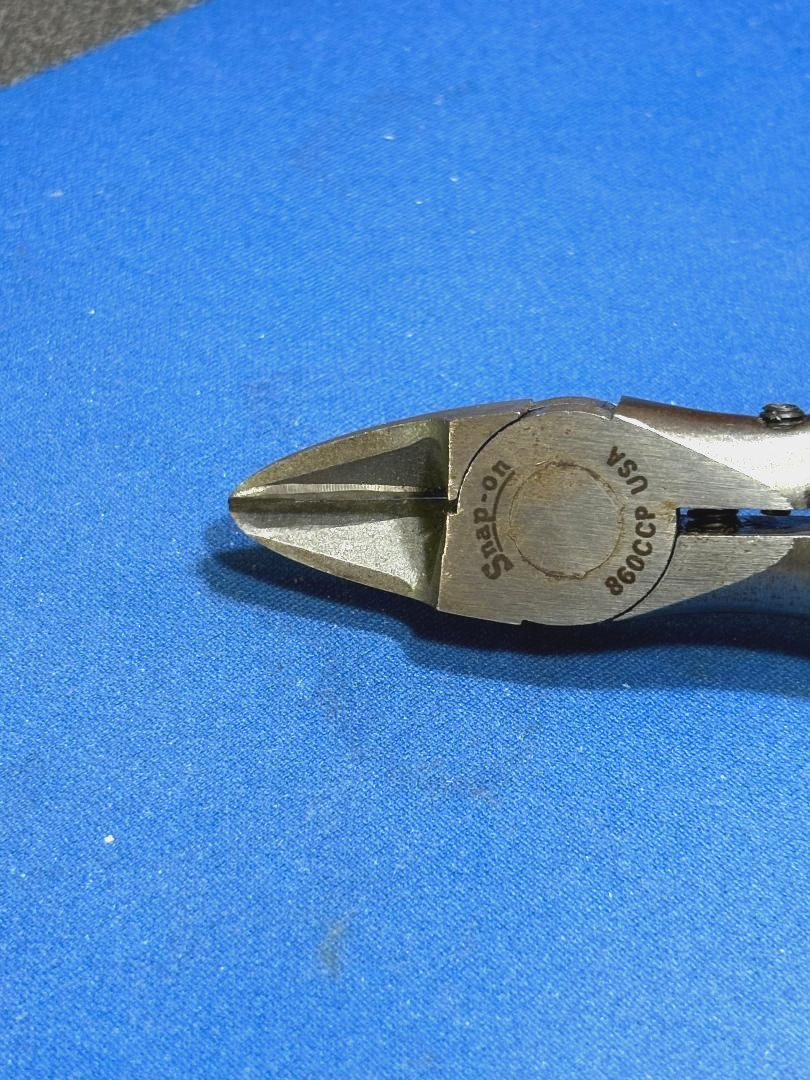 Snap-on Tools No. 860CCP Red Handle, Precise, Diagonal Side cutting Pliers USA