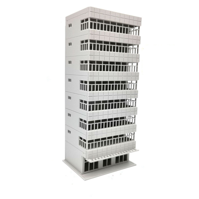 1：150 Scale Building Models Modern Scenery Layout 8-storey Office Building