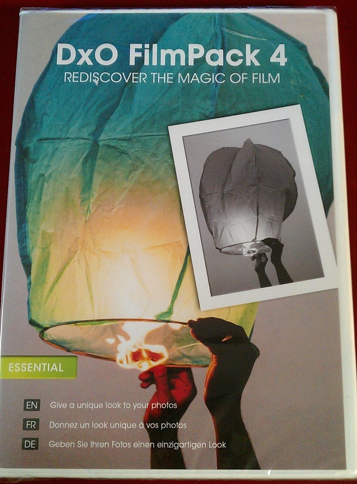 Software PC DxO FilmPack 4 ESSENTIAL P/N 100320 Mac & Windows NEW SEALED