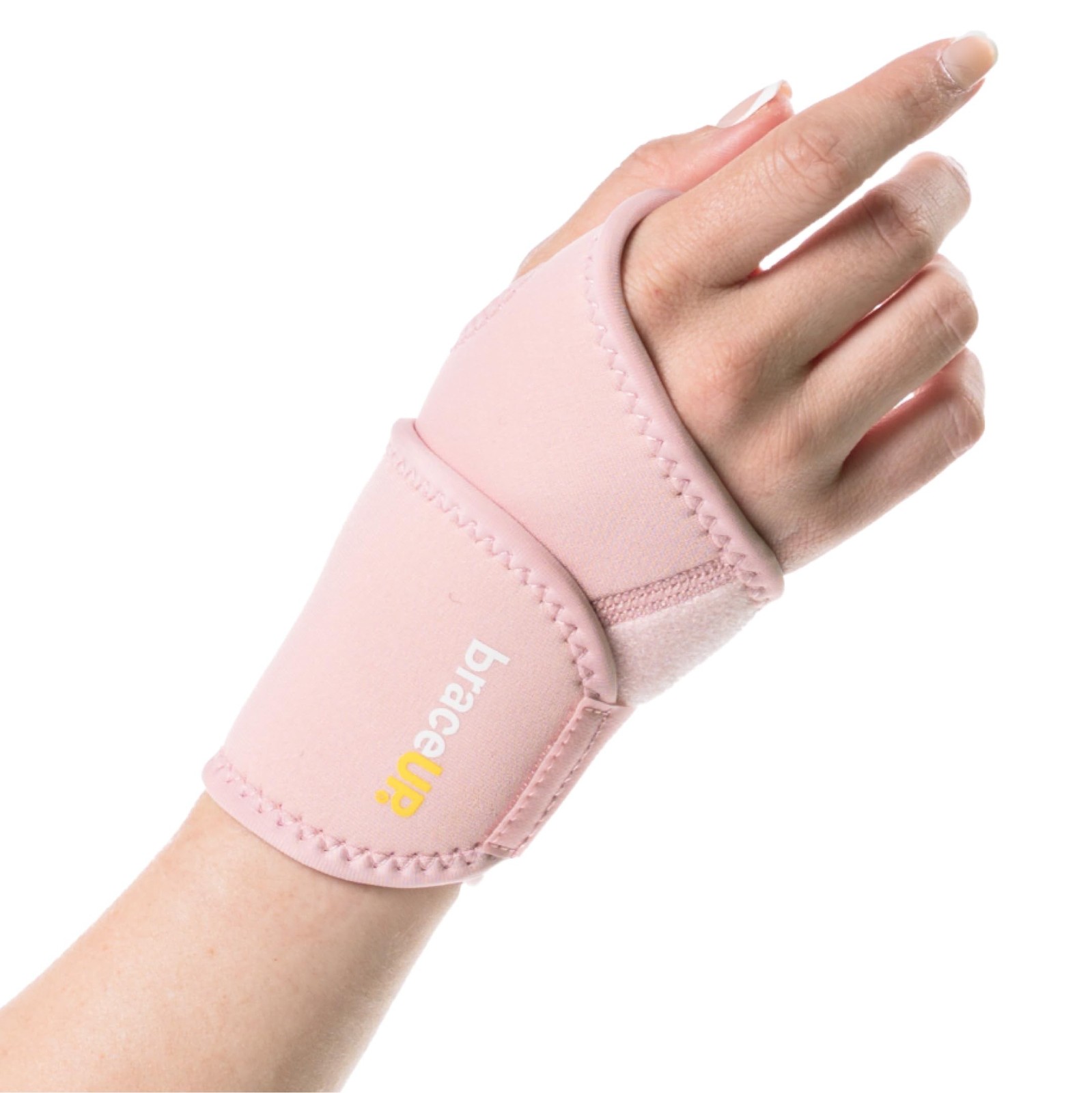 BraceUP Adjustable Wrist Wrap - Workouts Wrist Band, Carpal Tunnel Compressio...