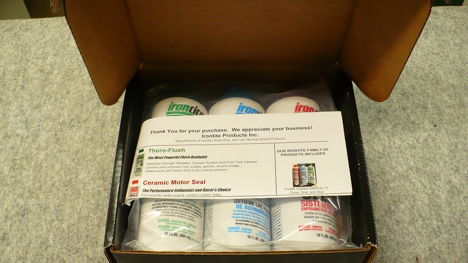 Irontite 3-Pack Cooling System Additives