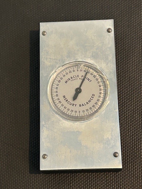 Vintage Miracle Point Magnetic Base Protractor