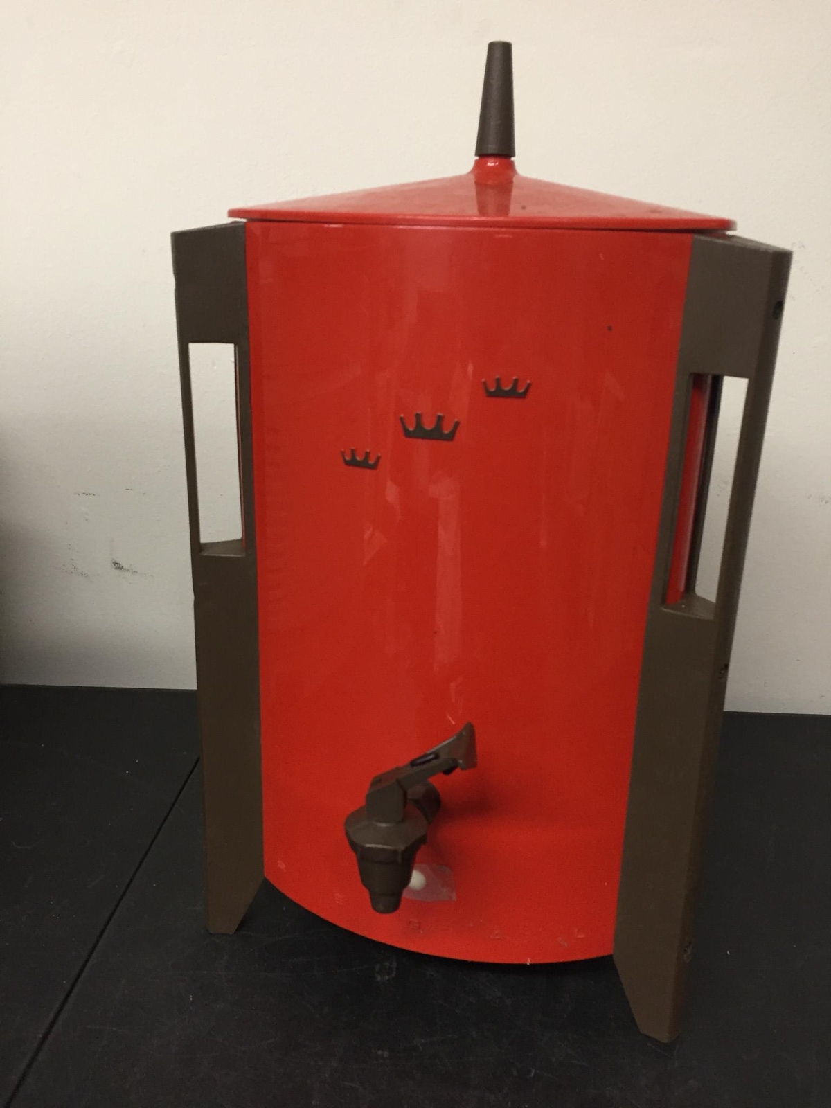 VTG Regal Automatic Percolator 7530 10 - 30 Coffee Tea Warmer Orange AS IS
