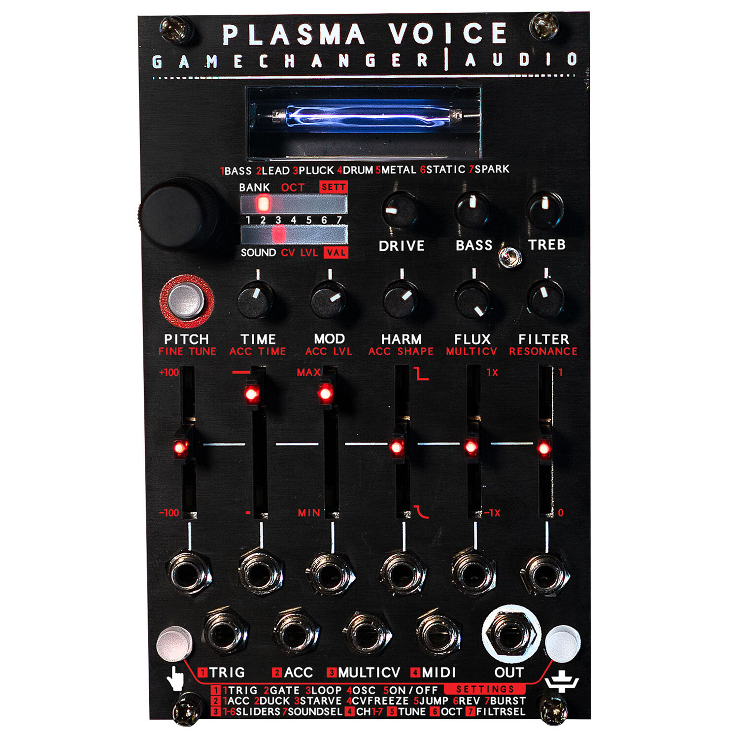 Gamechanger Audio PLASMA Voice Synthesizer Eurorack Module