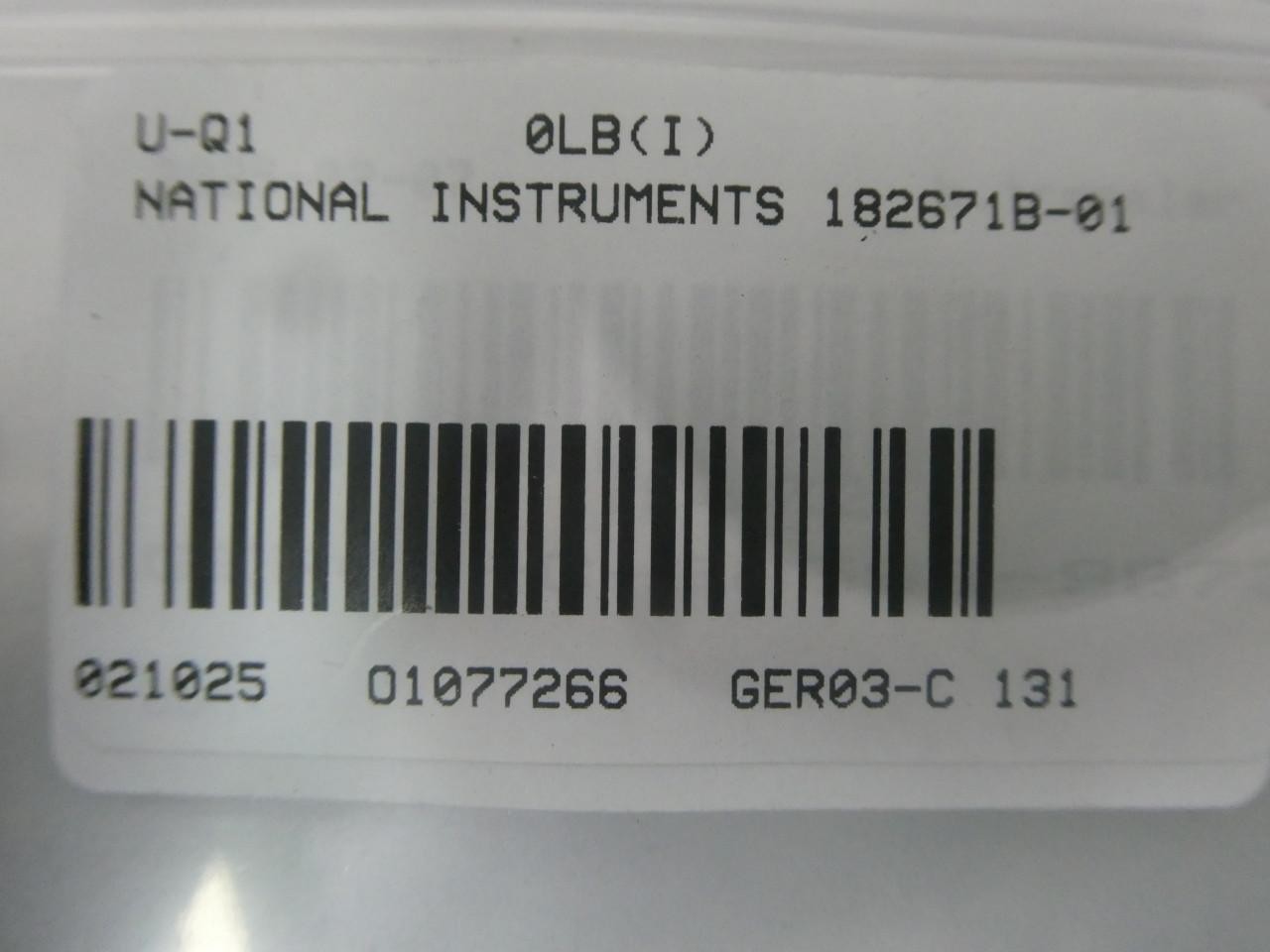 National Instruments 182675-01 Cable Adapter