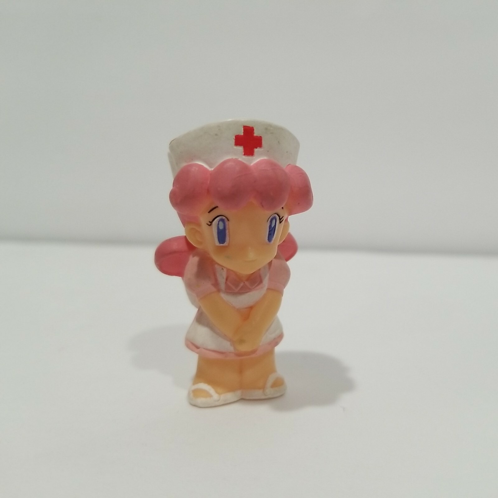 1998 Finger Puppet Pokemon Trainer Nurse Joy Figure Catch em All Nintendo Bandai