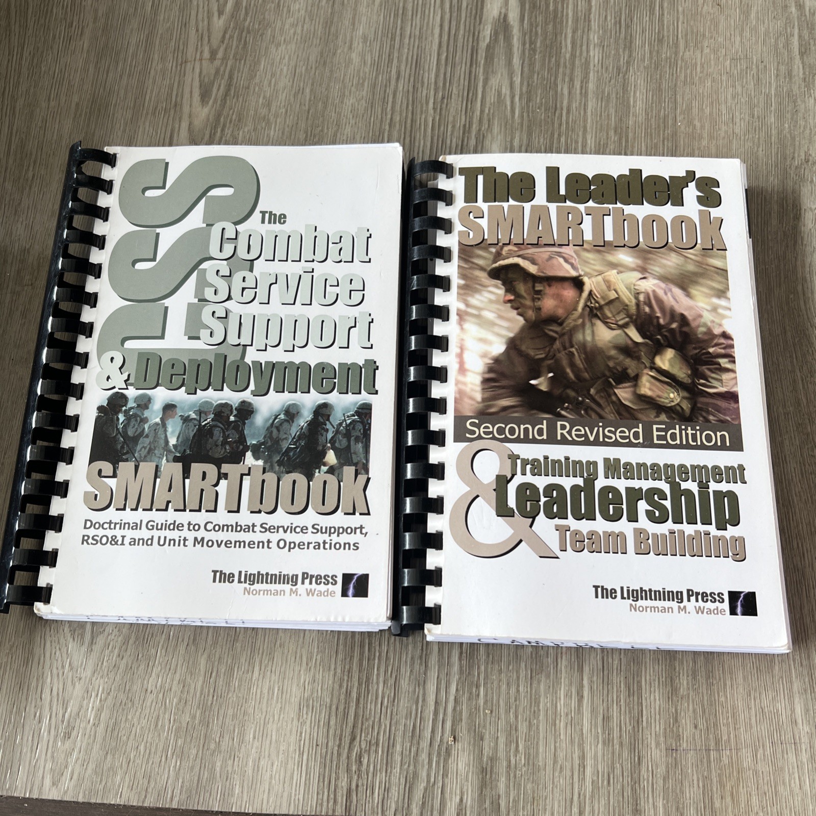Lot Of 2 Military Smartbook - The Leader’s Smartbook