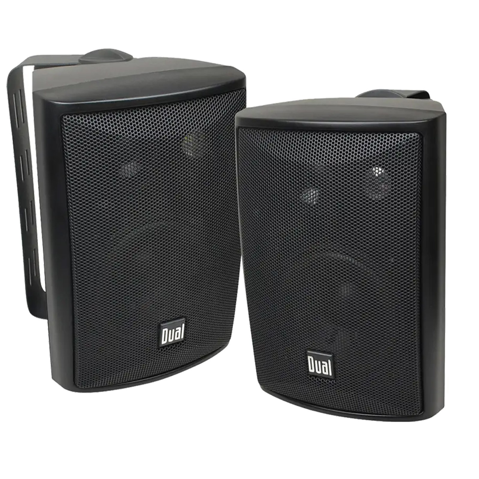 Pyle Stereo Audio 200W Receiver, 4x 4" 200W 3-Way Black Speakers, Mic System