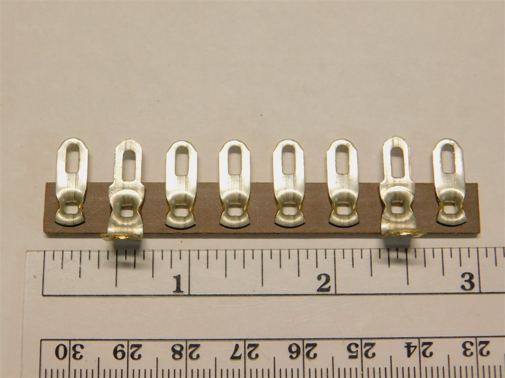 10 Keystone 830 Standard 8 Terminal w/ 2 Grounds Phenolic Terminal Strips