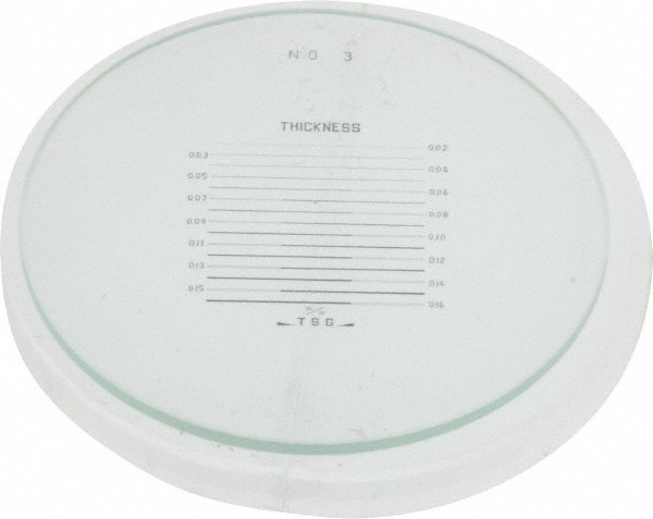 SPI 1-3/8 Inch Diameter, Optical Comparator Chart and Reticle