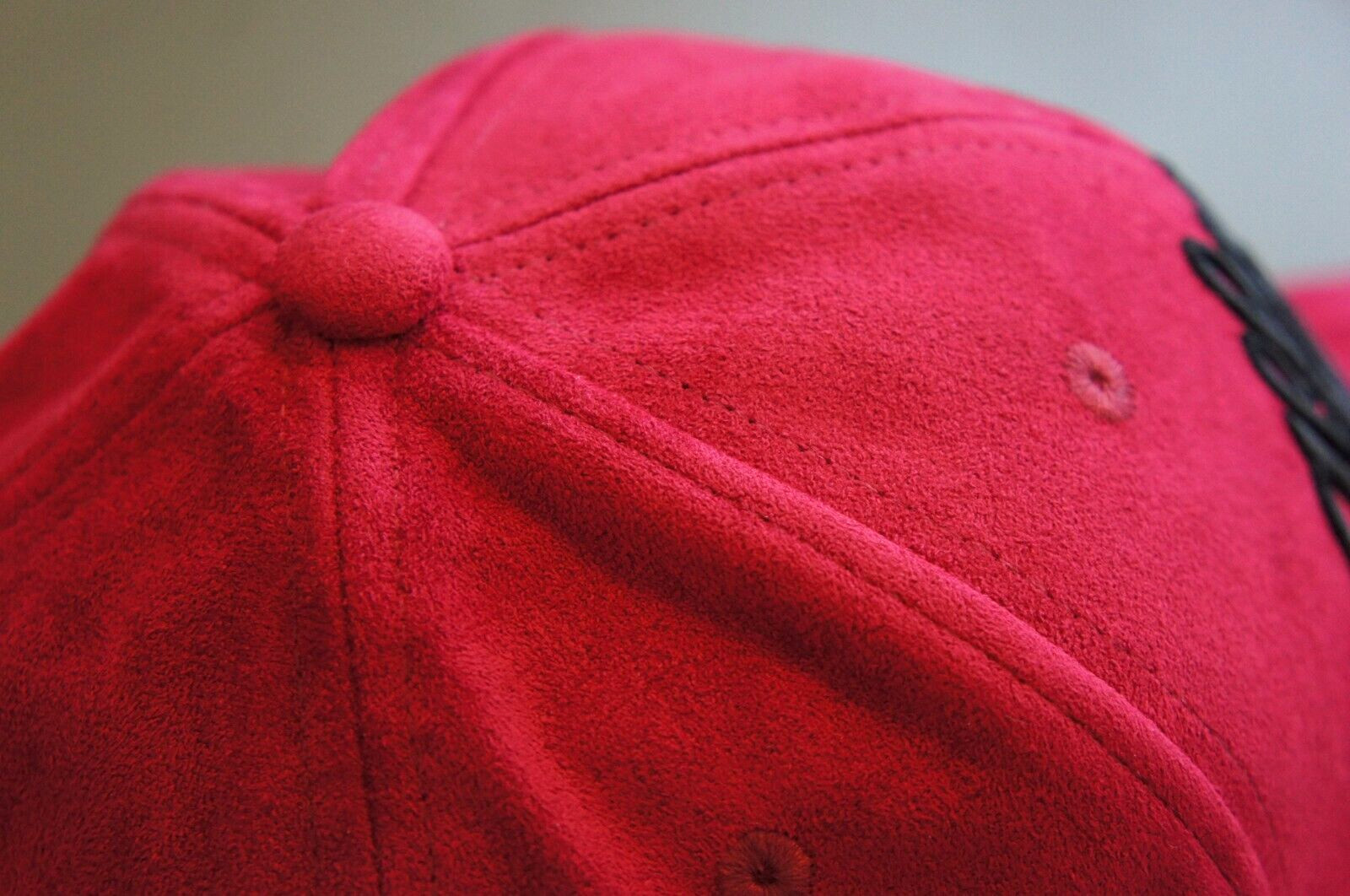 NWT Genuine Alfa Romeo Alcantara Embroidery Baseball Adjustable Snapback Cap Hat