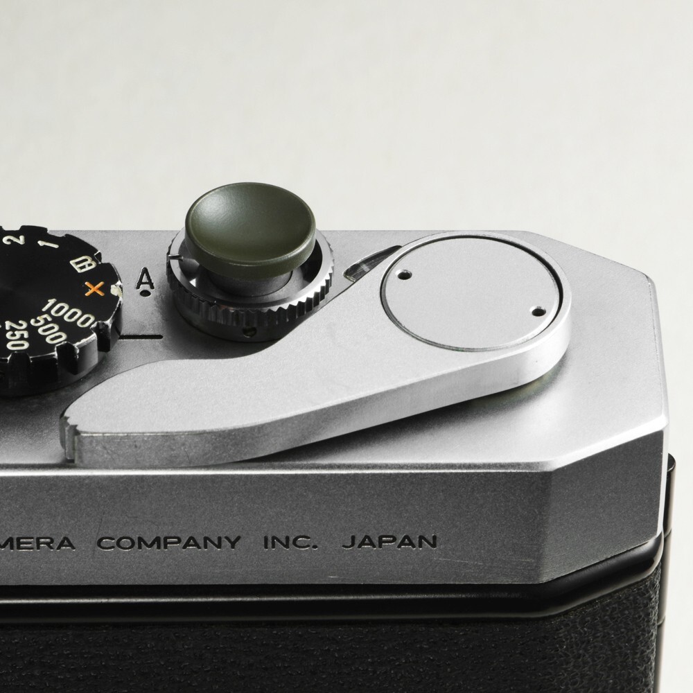 CAMERA SOFT SHUTTER RELEASE BUTTON 10MM MATTE OLIVE 4 LEICA CANON NIKON / SRB-MO