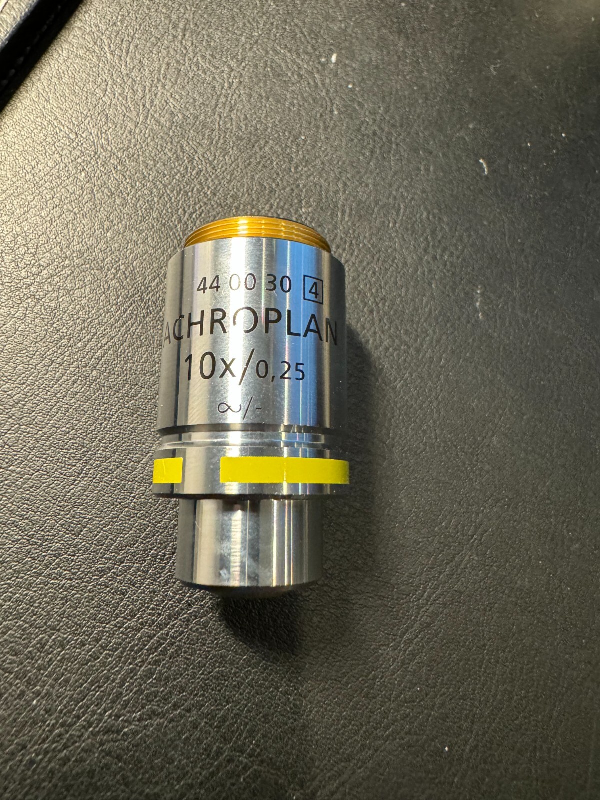 Zeiss Achroplan Microscope Objective 10x/0.25 44 00 30 04 440030