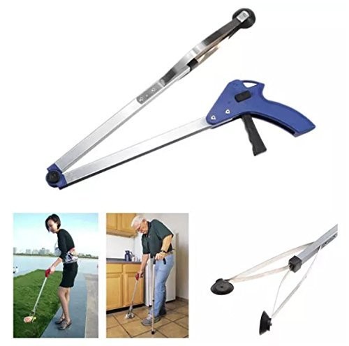 2 Pack Foldable Reacher Grabber Tool Long 32 inch Extender Gripper Tool