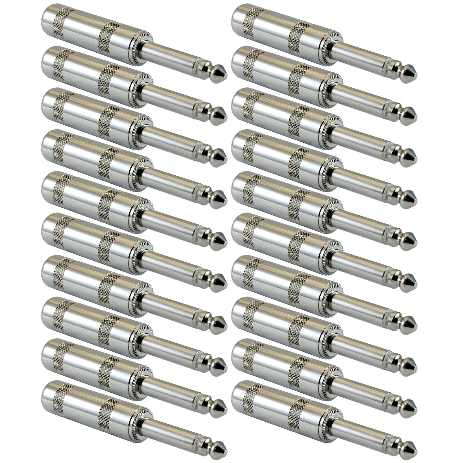 1/4" Plugs for Speaker Cables, Patch Cables, Snakes - TS Male Mono 1/4 Inch P...