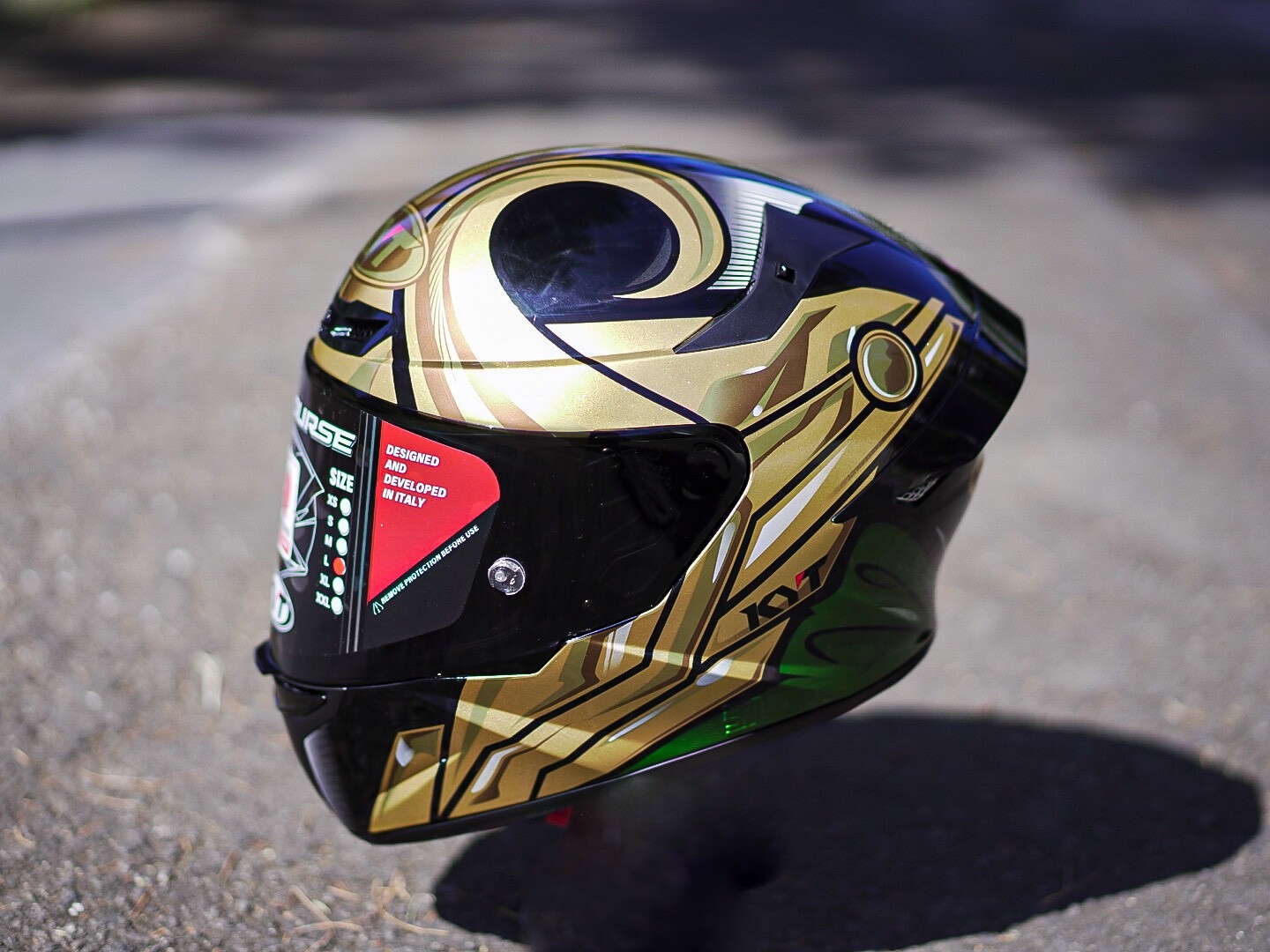 KYT TT COURSE LOKI MARVEL LIMITED EDITION Size M