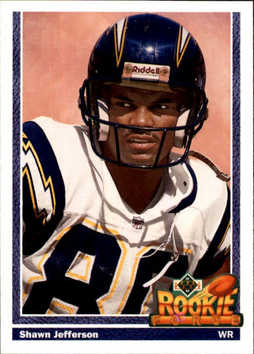 1991 Upper Deck #608 Shawn Jefferson RC - FB