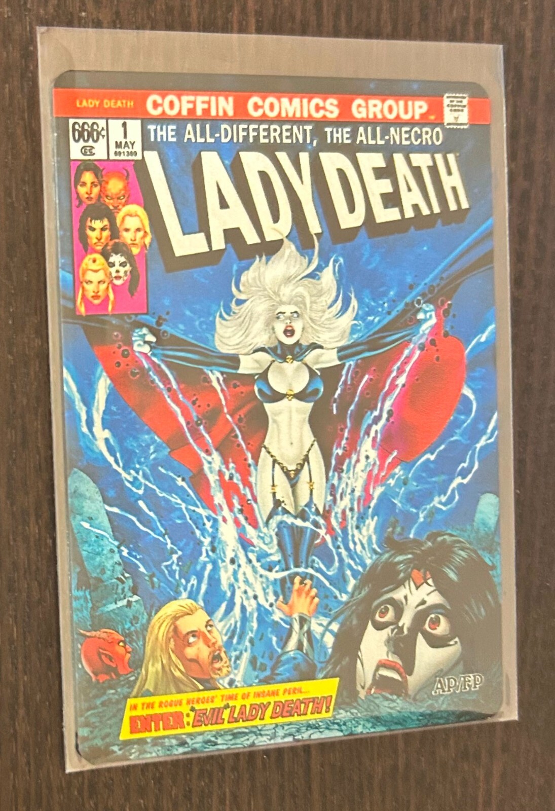 LADY DEATH METALLICARD -- Lot of 15 Cover Homages -- All Limited Edition
