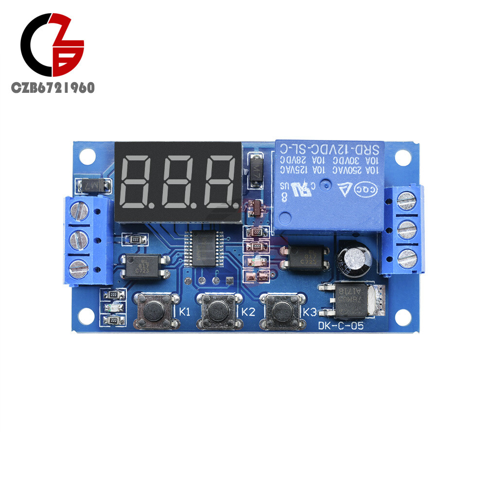 12V LED Automation Delay Timer Control Switch Relay Module without Case