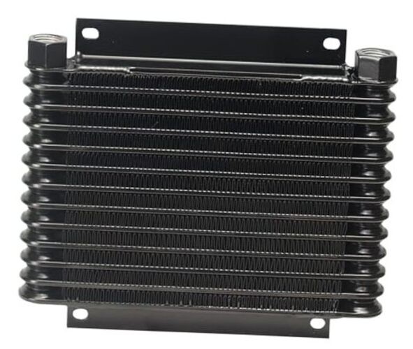 Derale 13613 Series 9000 Plate and Fin Transmission Oil Cooler,Black