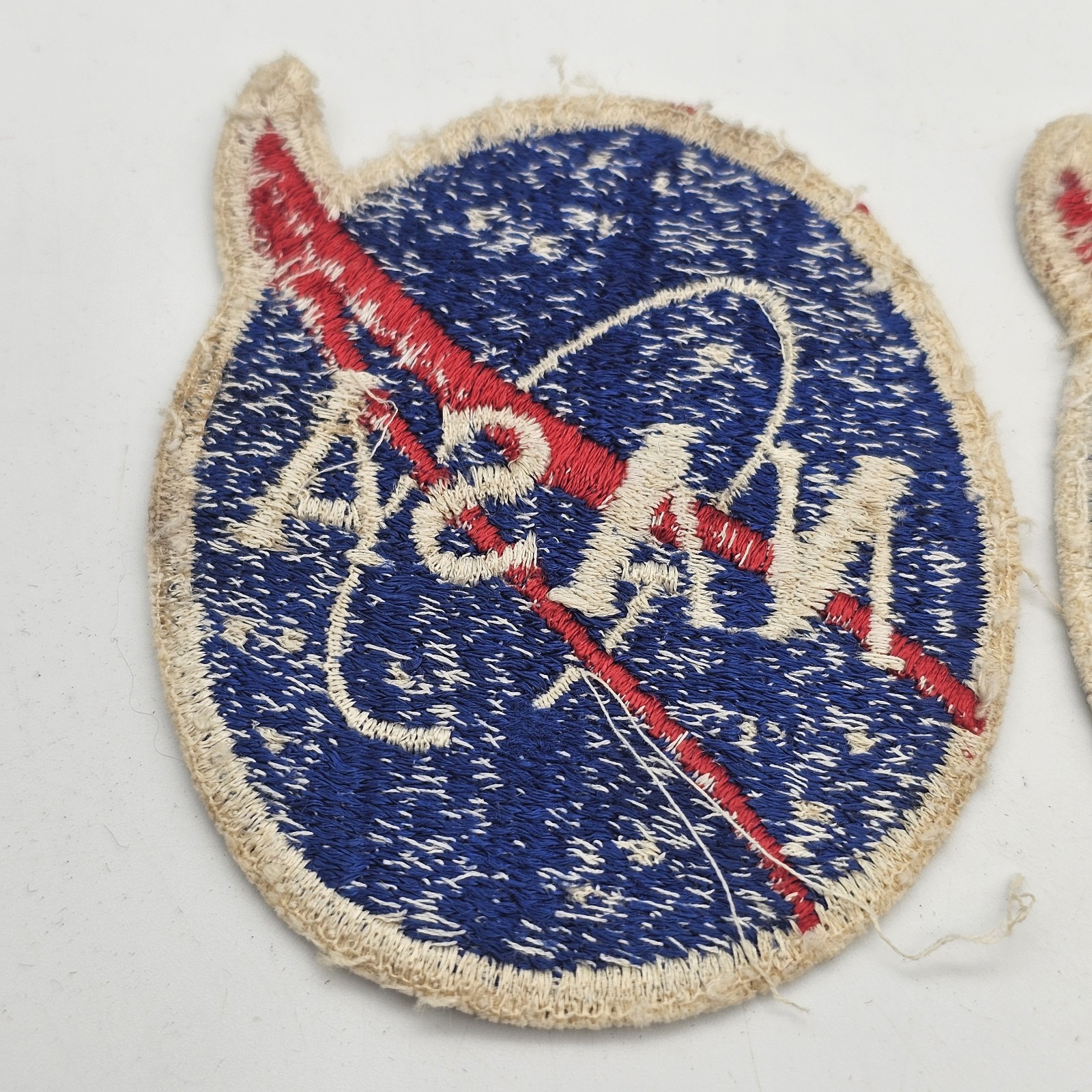 1960's NASA Apollo 3" Vector Meatball Patch Pair