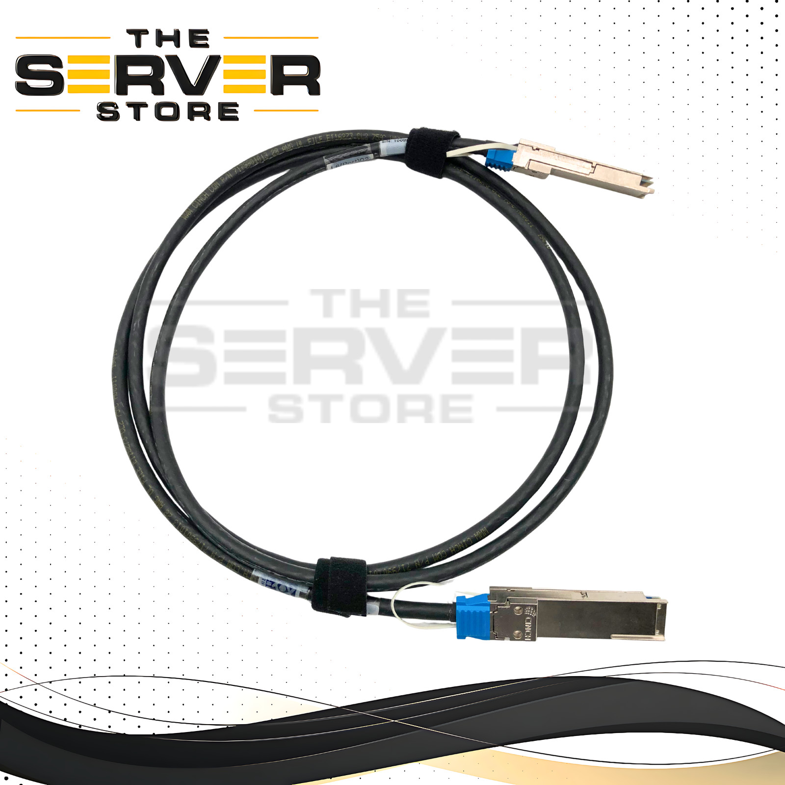 Cinch 2M QDR 10Gb/s QSFP+ to QSFP+ InfiniBand DAC Cable 7179901013 7170400042