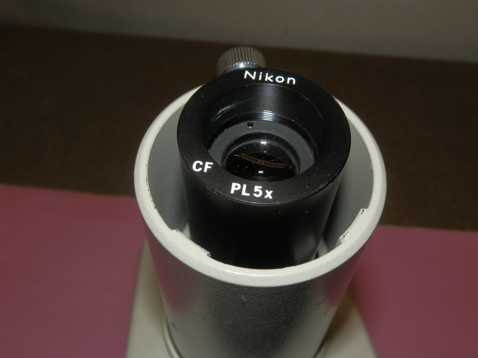 Nikon Trinocular Head For Optiphot Labophot Microscope - With CFW 10X