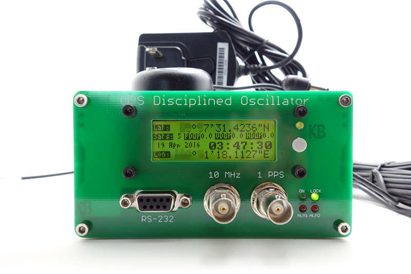 GPSDO Symmetricom Inside GPS 10MHz 1PPS GPS Disciplined Clock&GPS Ant Display