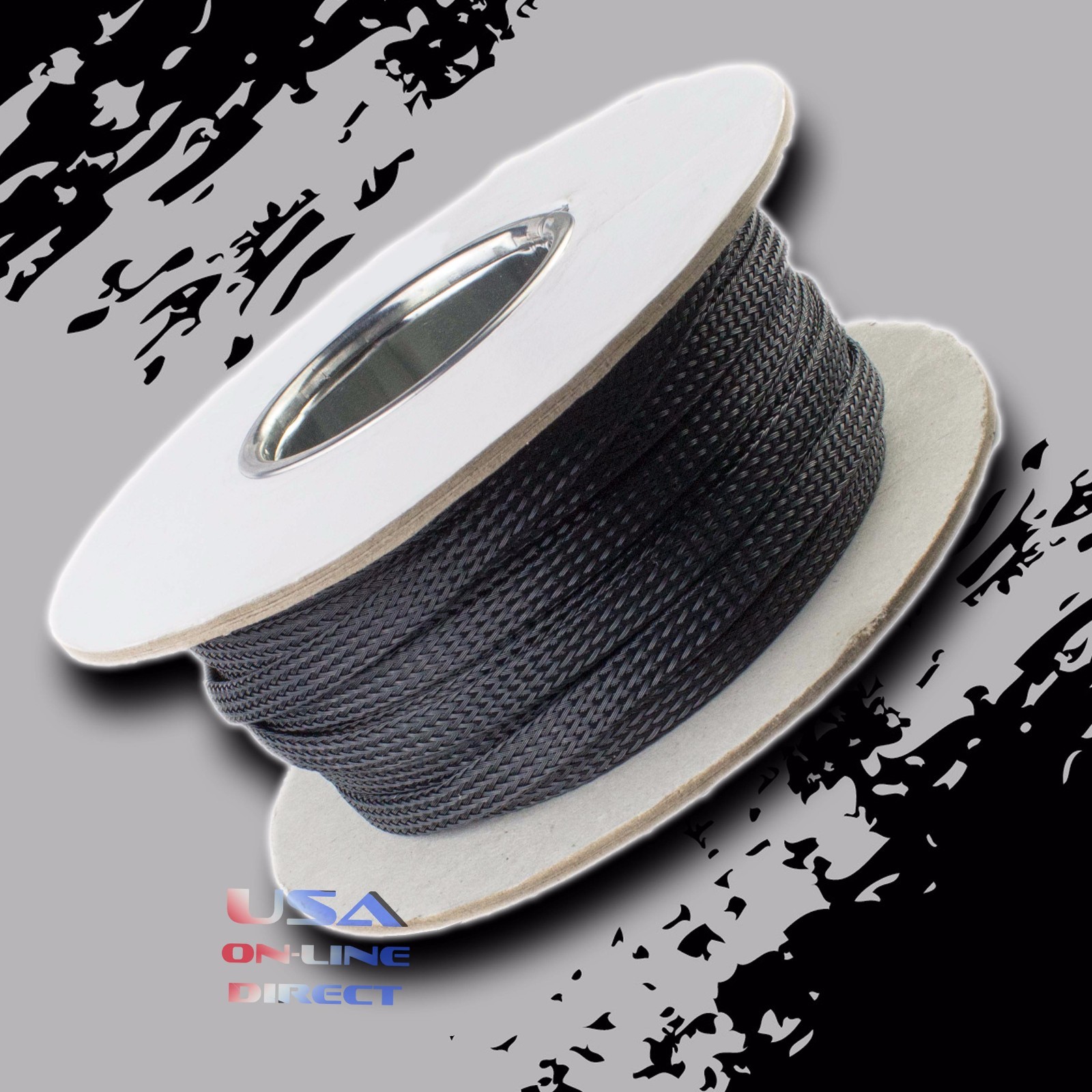 5/16" 100 ft Expandable Braided conduit Wire Cable Weave Sleeve hose cover tube
