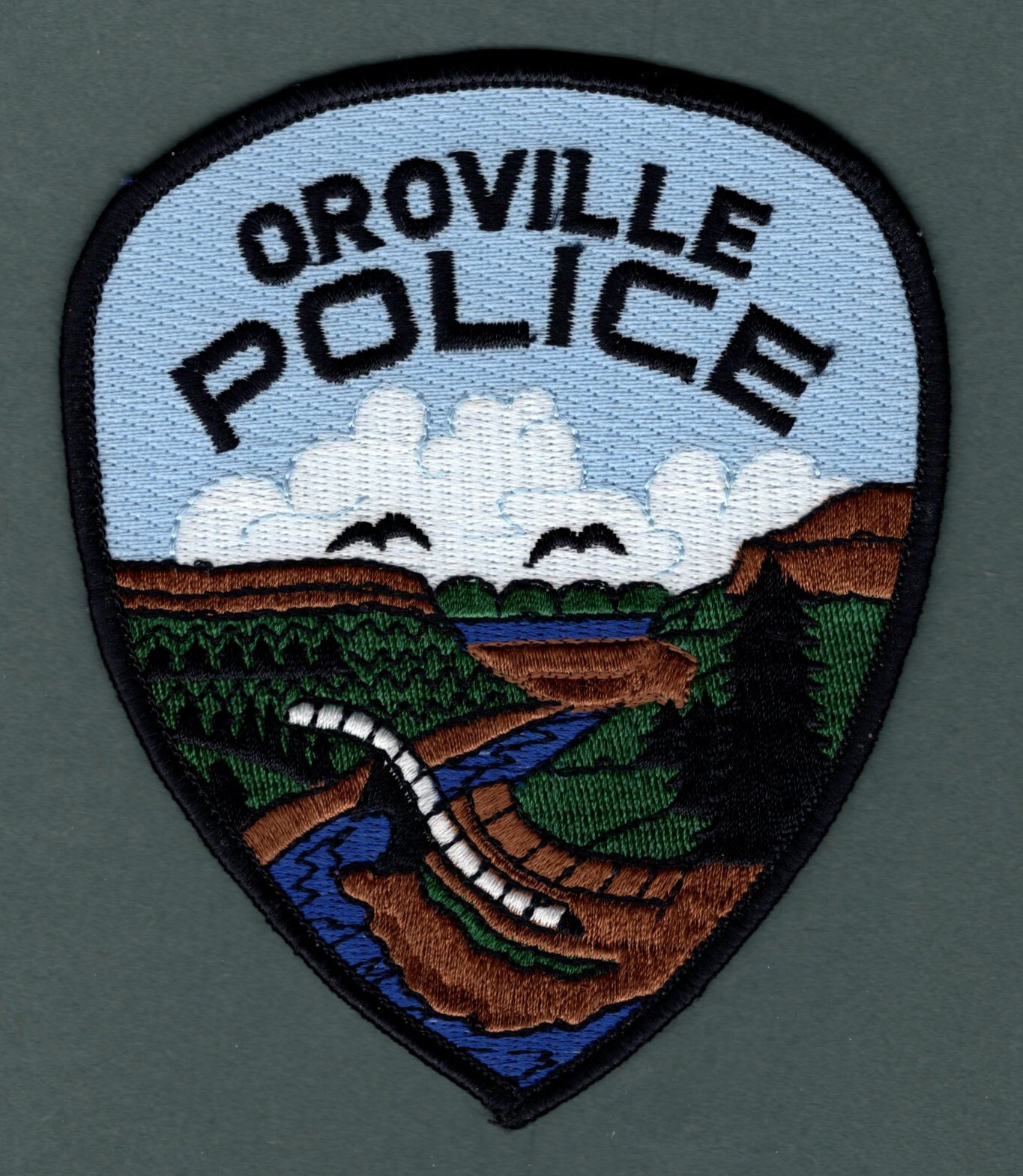Oroville California Police Patch - 1990 Birds