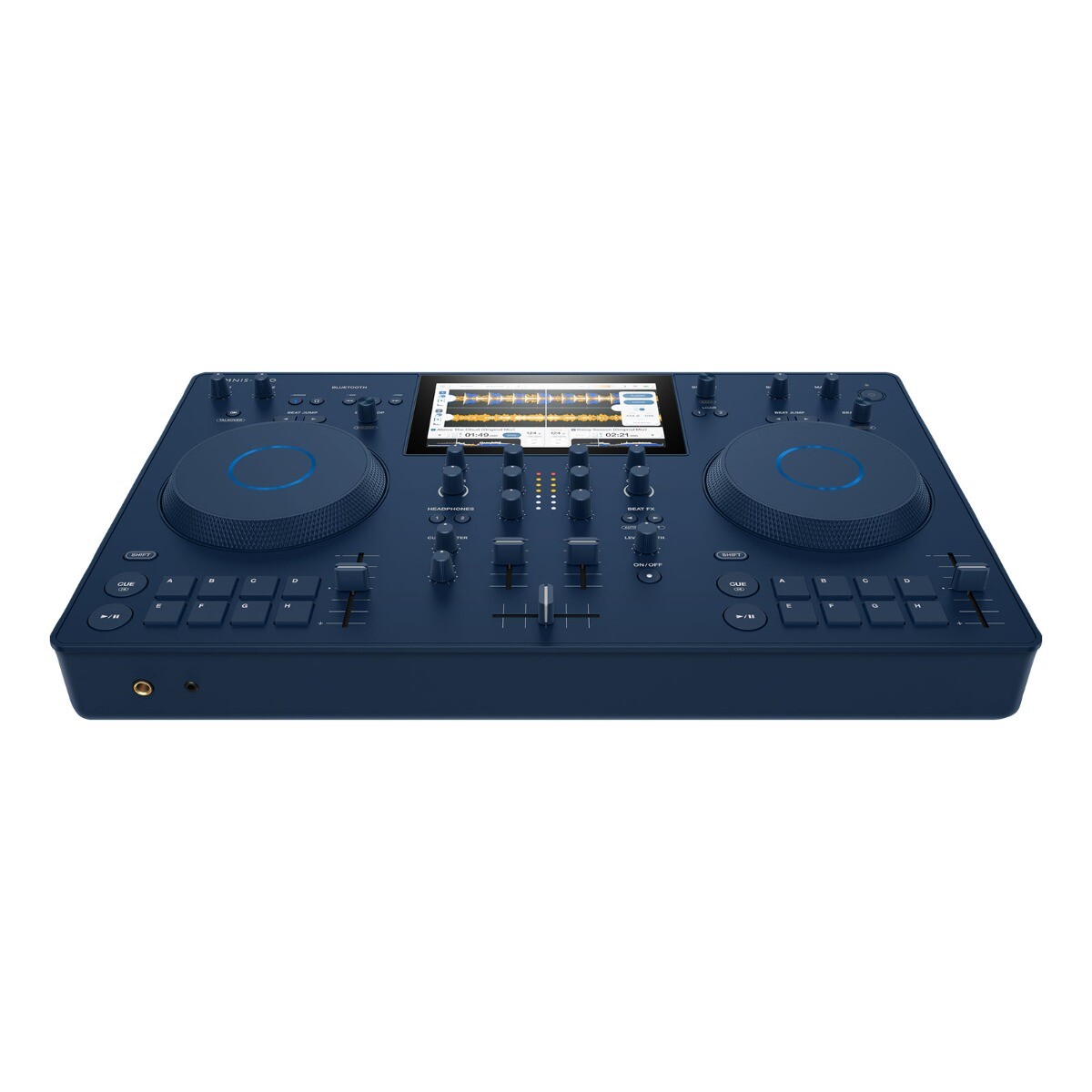 AlphaTheta OMNIS-DUO Portable DJ Controller System w Black Flight Case Pack