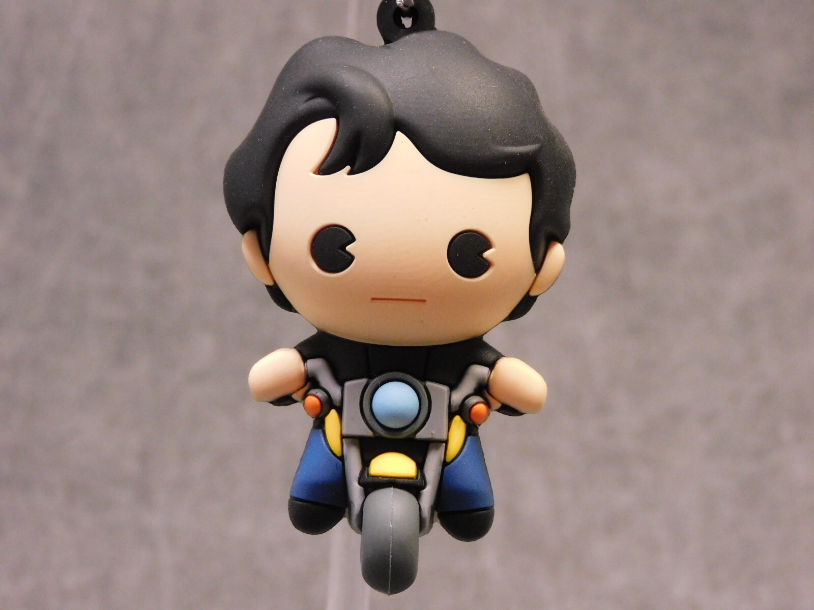 Rocky III NEW * Rocky on Motorcycle Clip * Blind Bag Series 3 Key Chain Monogram