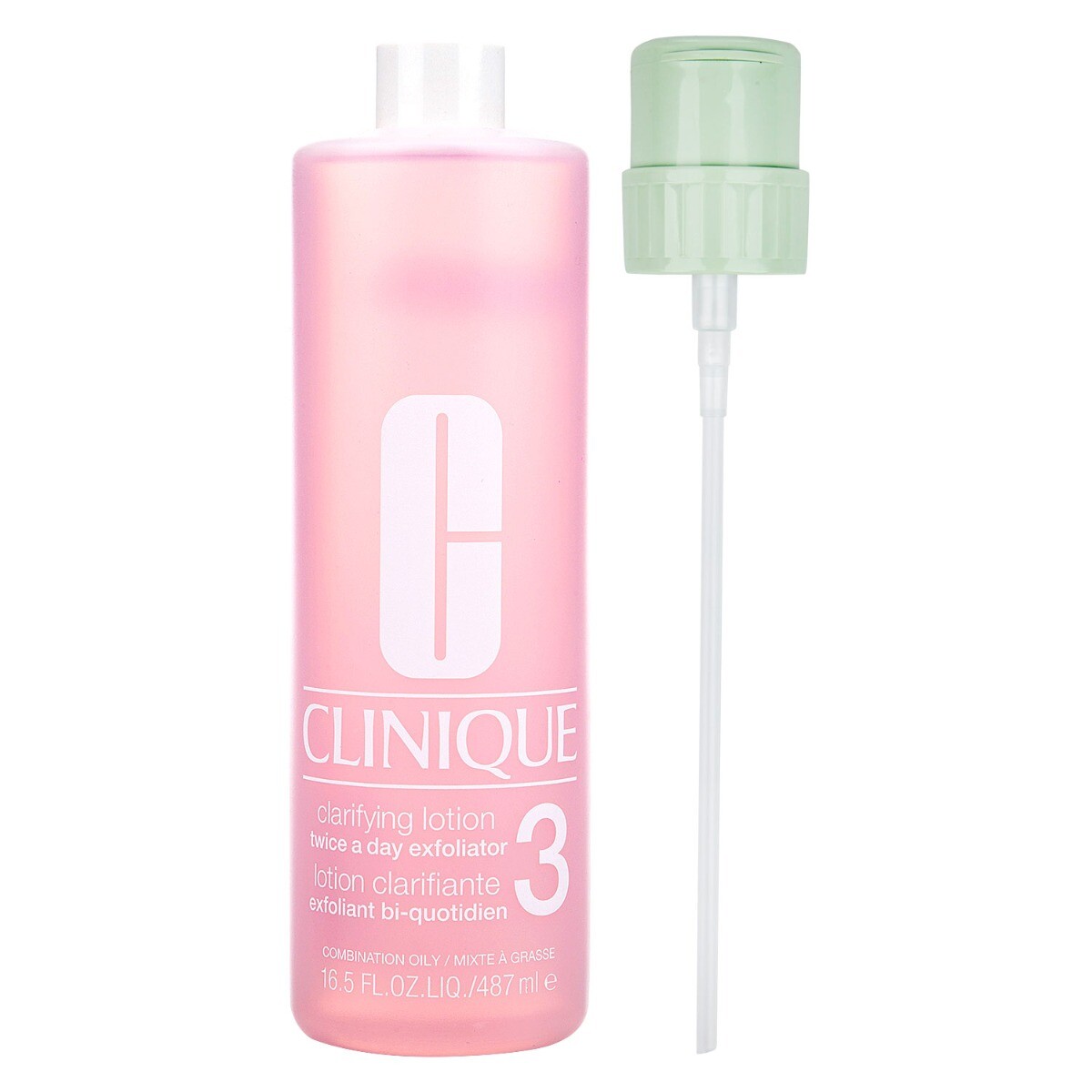 CLINIQUE CLARIFYING LOTION 16.5 OZ COMBINATION OILY 3 / WITH PUMP  NEW in Box